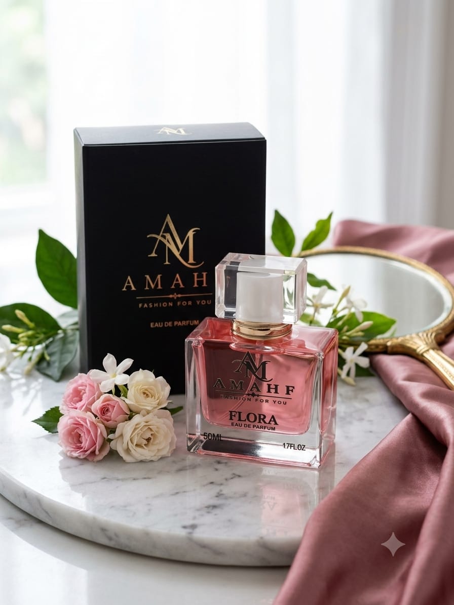 Flora Eau de Parfum 50ml – Feminine Floral Perfume for Women | AMAHF